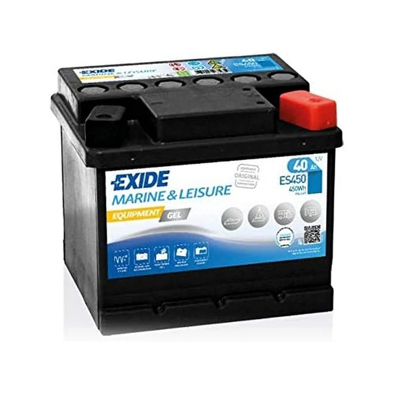 Exide ES450 Equipment Gel Supply Battery 12V 40Ah 450Wh 280A