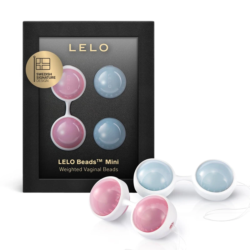 LELO Beads Kegel Balls for Women of All Ages – Premium Silicone Exercise Weighted Balls with String - Perfect for Pleasure Enhancement (Mini) - Image 1