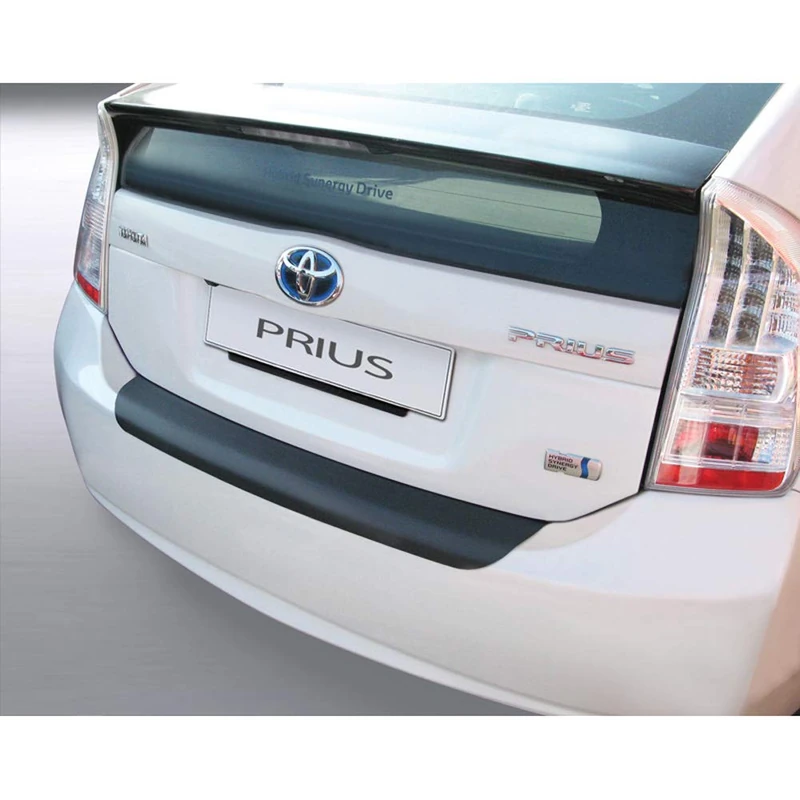 RGM ABS Rear bumper protector compatible with Toyota Prius III Hybrid 2009-2016 Black
