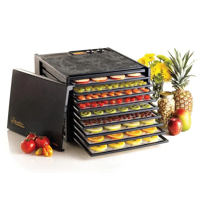 Excalibur | 9 Tray Dehydrator with Timer | Food Dryer | Up to 26 Hours and Temperature Control | Drying Fruit, Meat and Vegetables