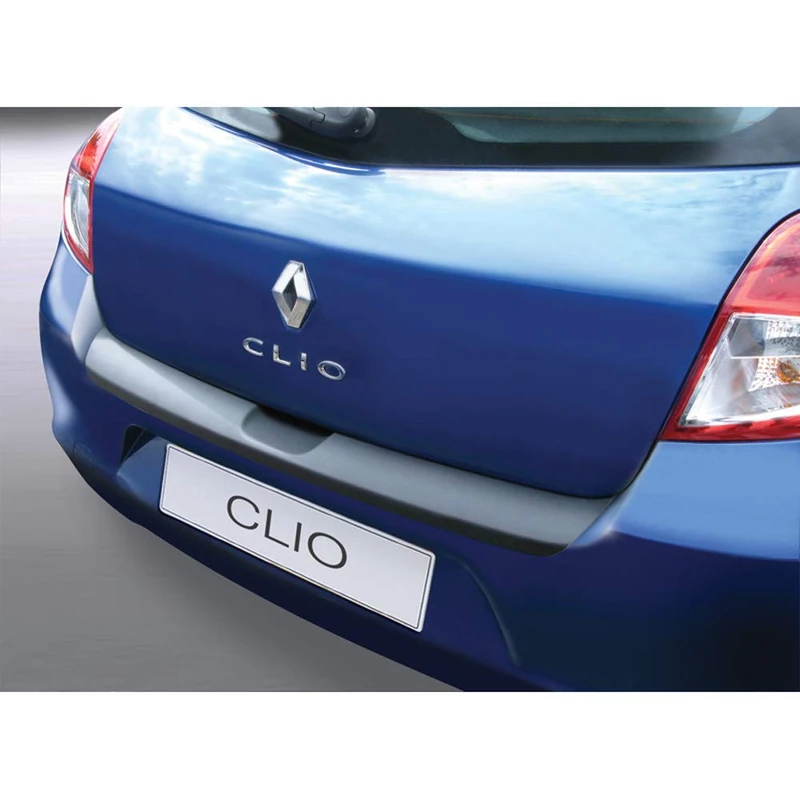RGM ABS Rear bumper protector compatible with Renault Clio III HB 3/5 doors 2009-2012 Black