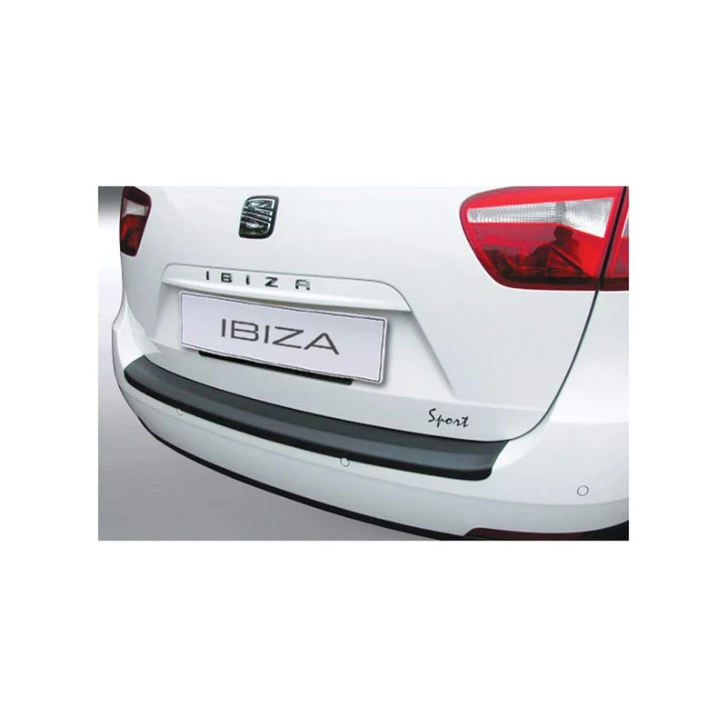 RGM ABS Rear bumper protector compatible with Seat Ibiza ST 2010-2016 Black
