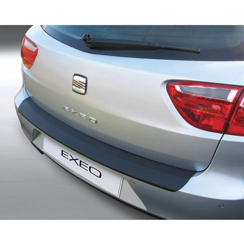 RGM ABS Rear bumper protector compatible with Seat Exeo ST 2009-2013 Black