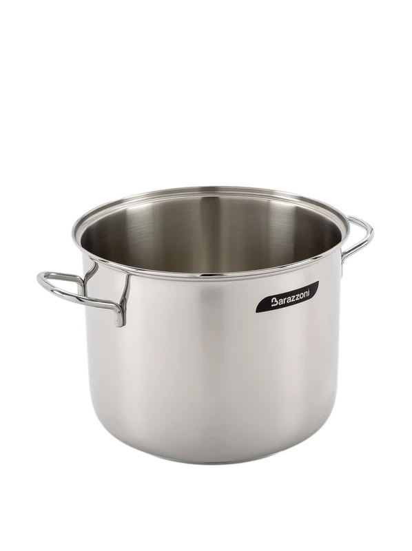 Barazzoni Bonita Cooking Pot, Steel, Silver/Black, 18 cm - Image 1