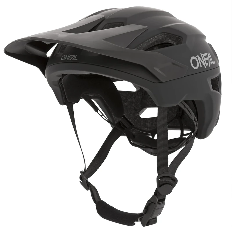 O'NEAL | Mountainbike-Helm | Enduro All-Mountain | Lüftungsöffnungen zur Belüftung & Kühlung Größenverstellsystem, Sicherheitsnorm EN1078 | Helmet Trailfinder Solid | Erwachsene | Schwarz | Größe L/XL