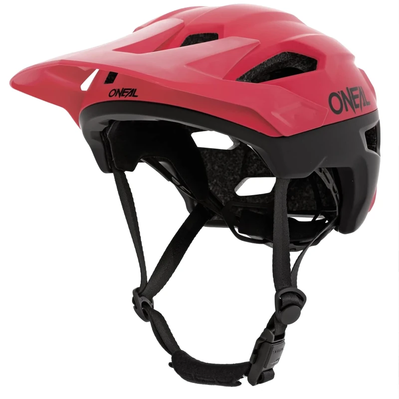 O'NEAL Bike Helmet I Dynamic Mountain Bike Helmet with optimal Ventilation Holes I Safety Standard EN1078 I Trailfinder Helmet Split V.20 I MTB Helmet | Red | Size L/XL