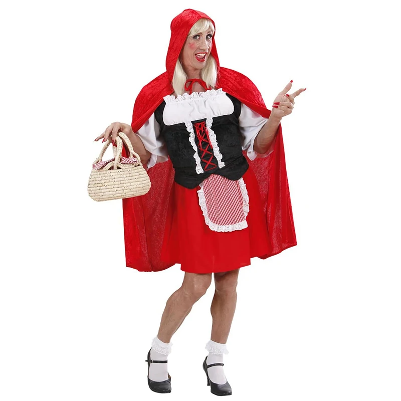 Widmann 7355R Adult Red Riding Hood Costume for Men ? Size XL