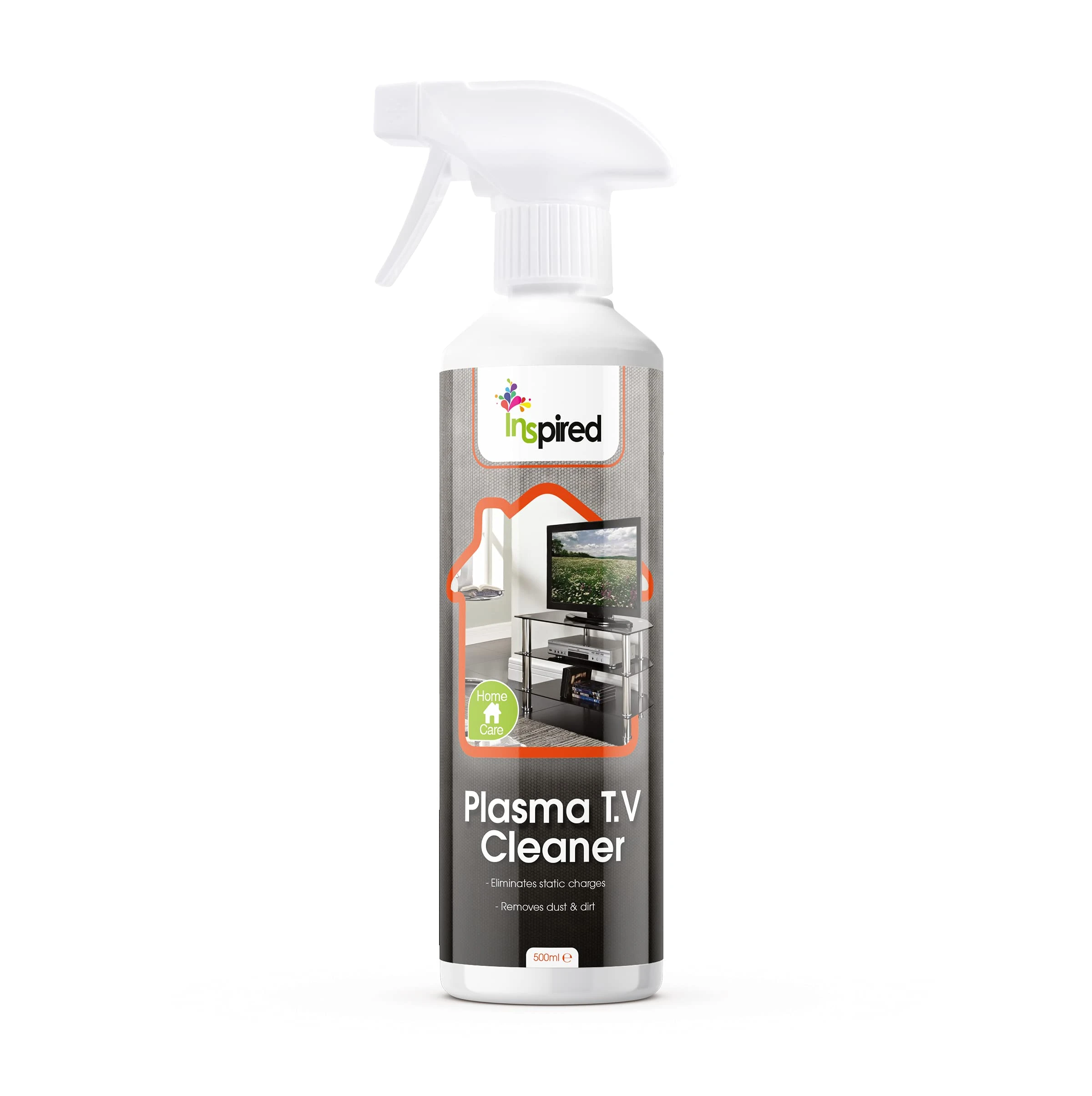 Inspired Plasma TV Screen Cleaner and Anti-Static - 500ml, White