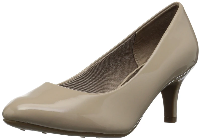 LifeStride Women's Parigi Dress Pump, Tender Taupe Glory, 6 W US