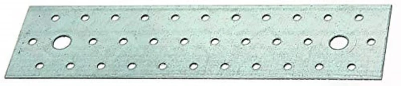 Perforated Plate Sendzimir-Galvanised 240 x 60 mm / 25 STK.