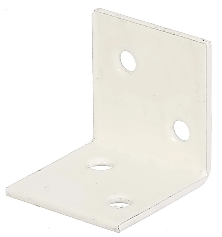 Wide-Angle Bracket Assymetrical 30 x 30 x 30 mm / 50 STK. White