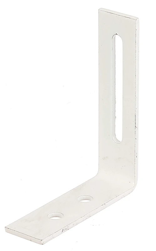 Adjustable Bracket with Slot 65 x 80 x 20 mm / 50 STK. White