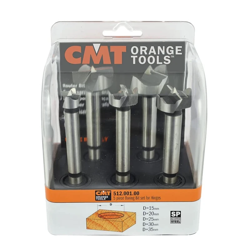 CMT 512.001.00 - Set 5 PUNTE CERNIERA F/S = 10 X 30 L = 90 SP DX