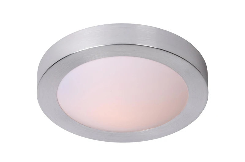 LUCIDE Fresh Ceiling Light - IP44 Bathroom Lamp - Satin Chrome