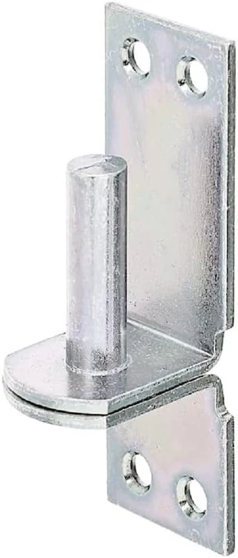 Alberts 844486 Hook on Plate | in Designs with DI or DII Hook | electrogalvanised, Thick-Layer-passivated | Backset Ø13 mm | Plate 100 x 35 mm | Set of 10