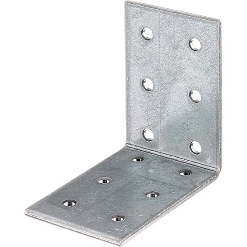 Alberts 846725 Perforated Angle Plate | sendzimir galvanised | 60 x 60 x 40 mm | Set of 50