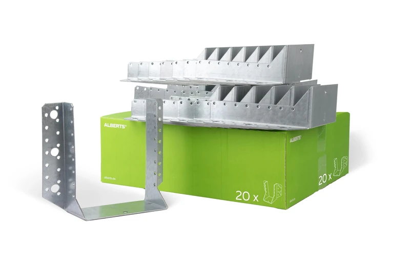 Joist Hanger Type A Manufacturer Pack 140 x 180 mm / 20 STK. Oberflaeche: sendzimirverzinkt