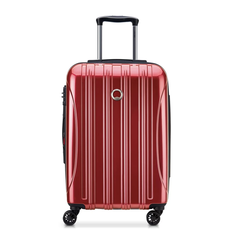 DELSEY Paris Helium Aero Hardside Expandable Luggage with Spinner Wheels, Brick Red, Carry-On 21 Inch, Helium Aero Hardside Expandable Luggage with Spinner Wheels