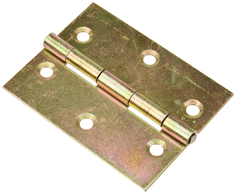 Alberts 850203 Hinge | Half Width | electrogalvanised Yellow | 70 x 53 mm | Set of 20