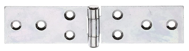 Alberts 850722 Table Hinge | with Riveted Stainless Steel pin | sendzimir galvanised | 34 x 140 mm | Set of 20 - Image 1