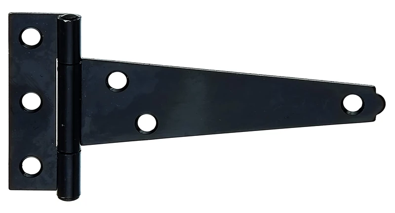 Rolled Box Hinge with Riveted Pin Band: 100 mm/Scharnier: 60 mm / 25 STK. schwarzer Tauchlack