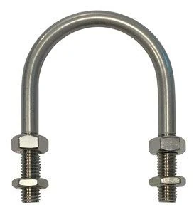 U-Bolt M20 x50mm Thread, 326mm Inside Diam, 373mm Inside Height T316 Stainless Steel Pack Size : 1
