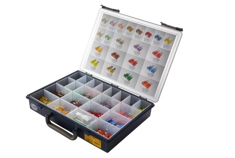 HELLA 8JS 009 257-801 Fuse Kit - ATO(2A-40A)/MINI(2A-30A) - 10/15/2/20/25/3/30/4/40/5/7.5A - Kit