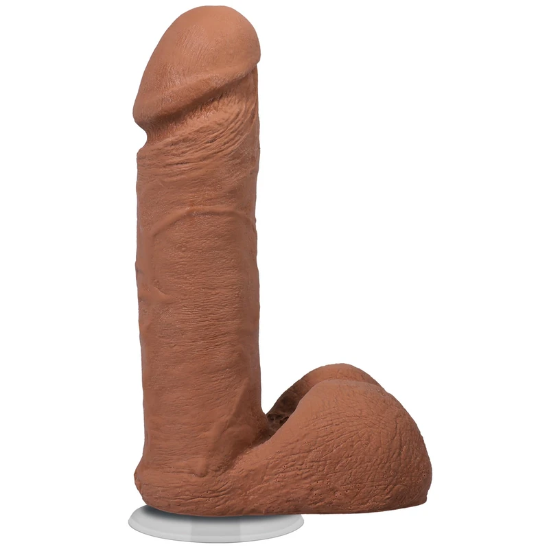 Doc Johnson The Realistic Cock with Removable Suction Cup - ULTRASKYN - 6 Inch - F-Machine and Harness Compatible Dildo - Caramel