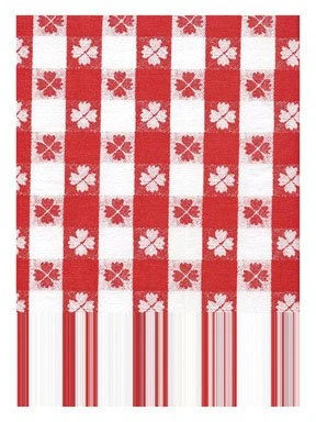 Nordic Shield Flannel Back Vinyl Roll 54 inches x 15 Yard, Check Red - Image 1