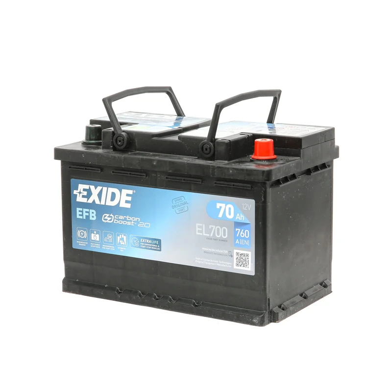 Exide - Car battery Start and Stop EL700 12V 70Ah 630A