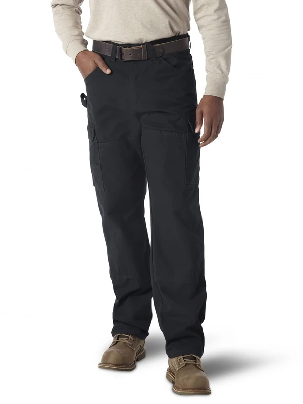 Wrangler Riggs Workwear Men's Ranger Pant, Black, 42W x 32L