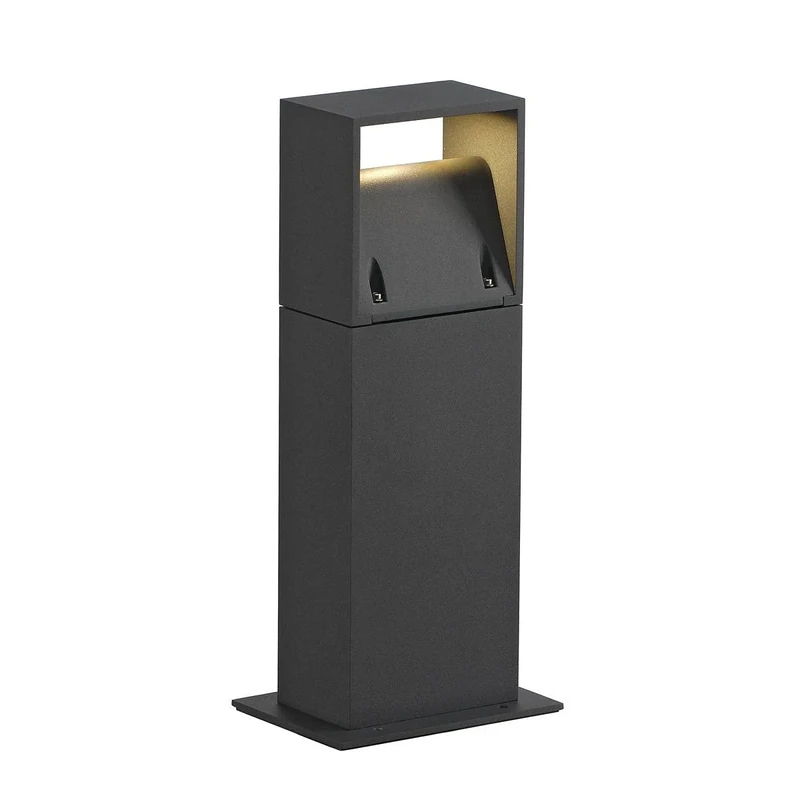SLV Free-Standing lamp LOGS 40 / LED Outdoor Illumination for Paths, Walls, entrances, Outdoor Garden lamp / IP44 3000K 10W 420lm Anthracite