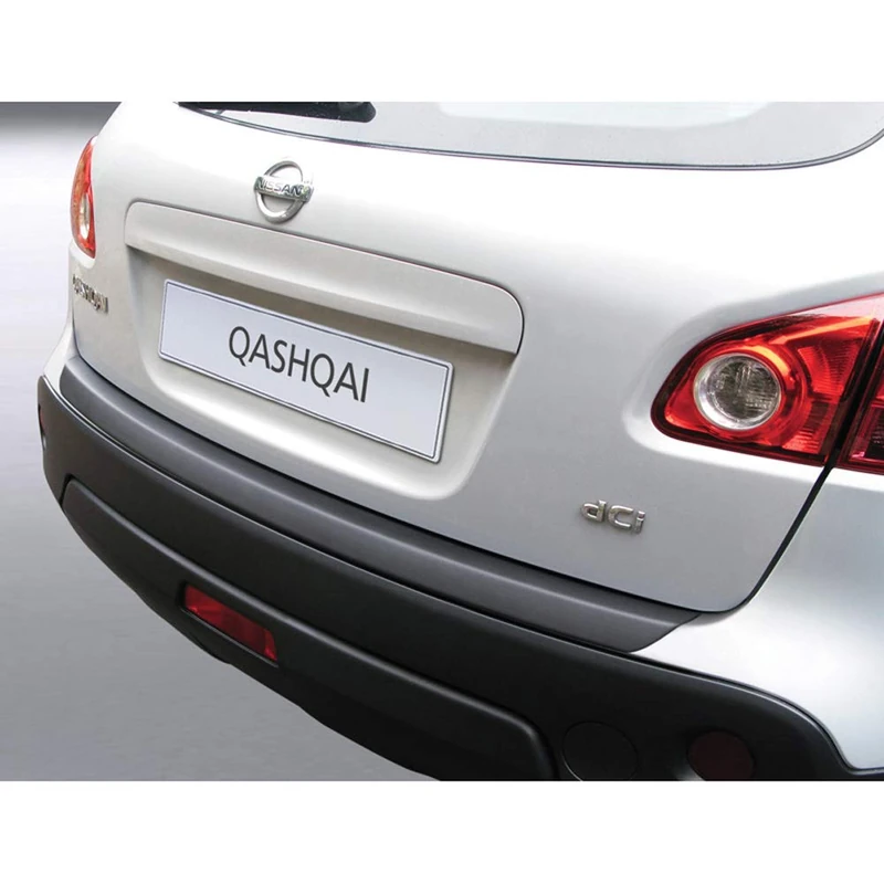 RGM ABS Rear bumper protector compatible with Nissan Qashqai excl. +2 2007-2014 Black
