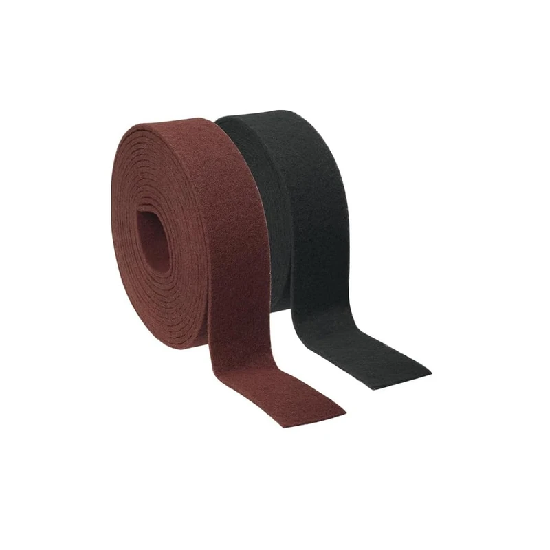 Scotch-BriteTM Clean & Finish Roll CF-RL Maroon 100mm x 10m AMED