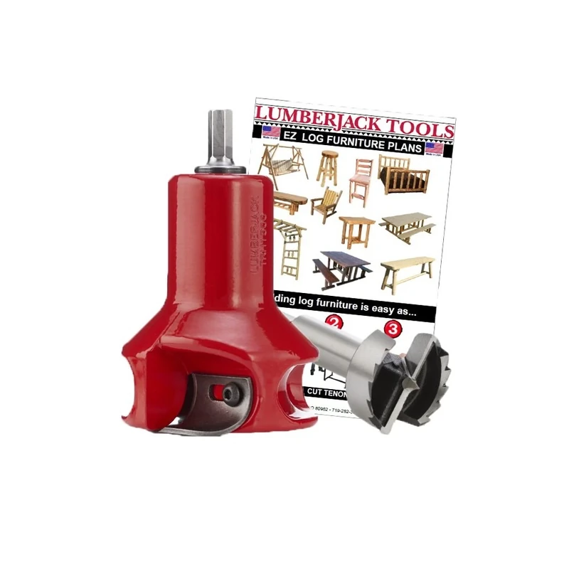 Lumberjack Tools HSBK1 Home Log Tenon Cutter Kit, Red, UNT