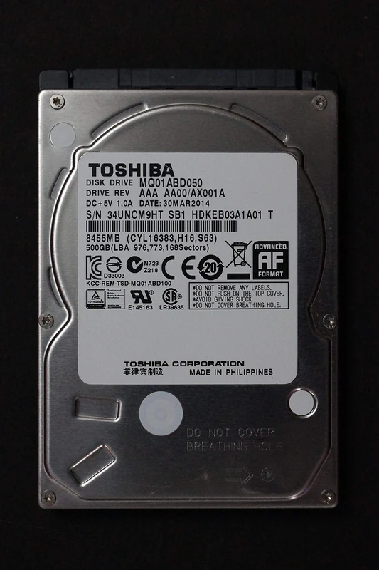 Toshiba 500gb 2.5'' 500gb SATA