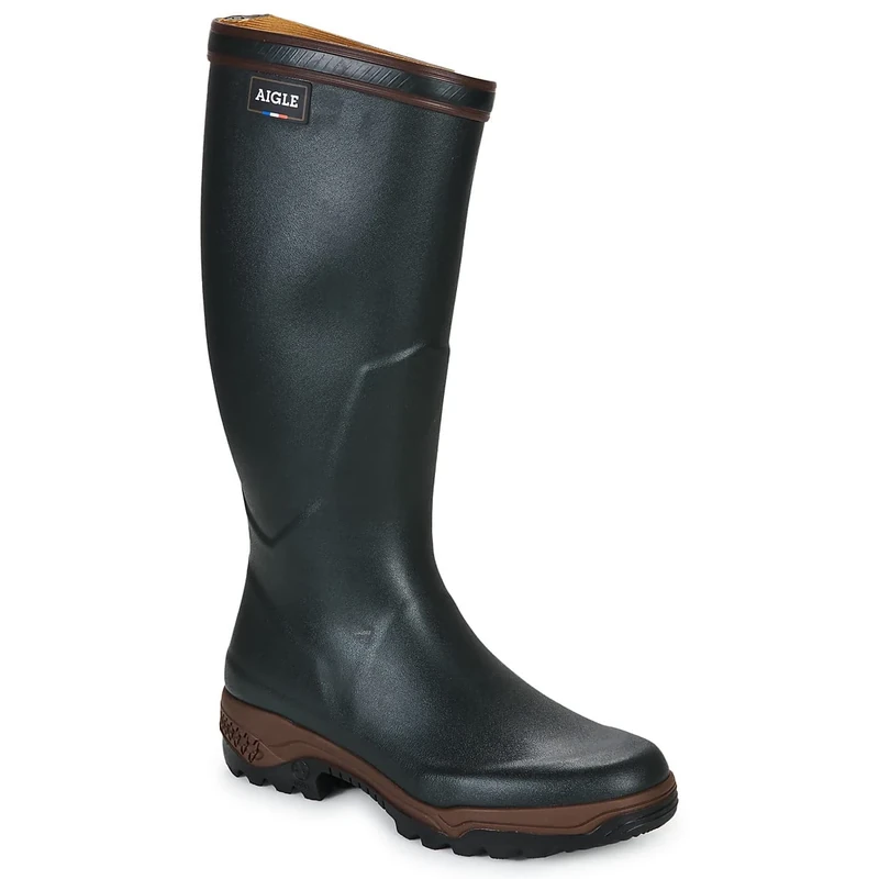 Aigle Mens Parcours 2 Wellington Boots, Green Bronze, 8 UK