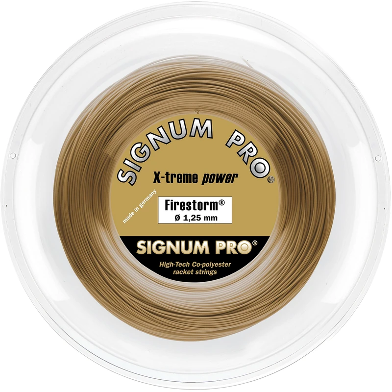 Signum Saitenrolle Firestorm, Metallic Gold, 100 M 0255180242500006