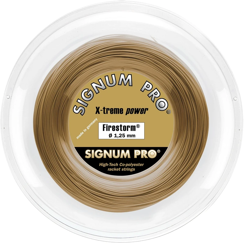 Signum Saitenrolle Firestorm, Metallic Gold, 100 M 0255180242500010