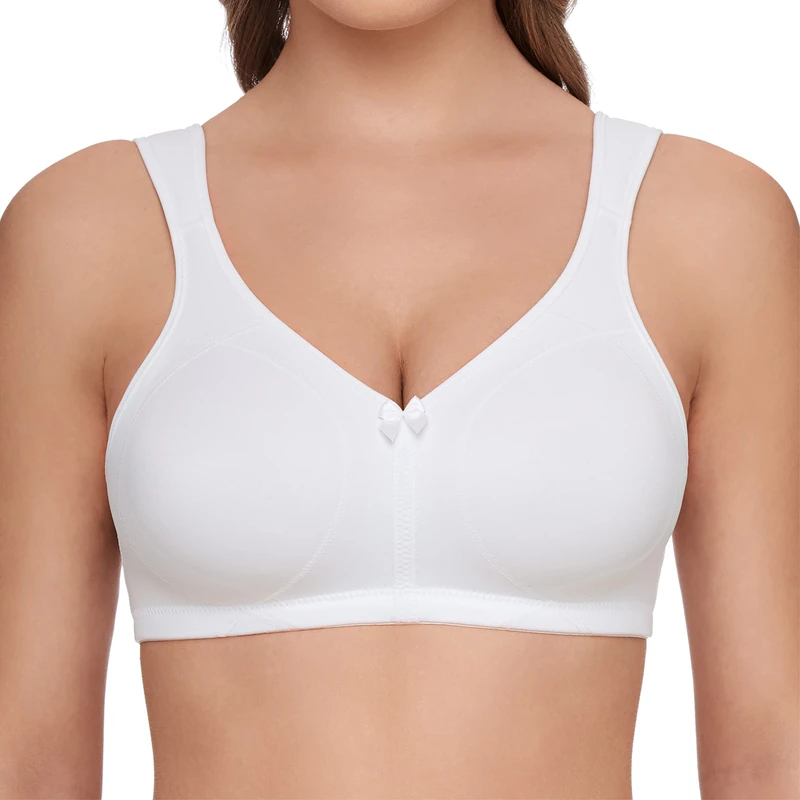 Susa Women's Black Bra White Weiß (003) 44FDDD (Brand size : 100F)