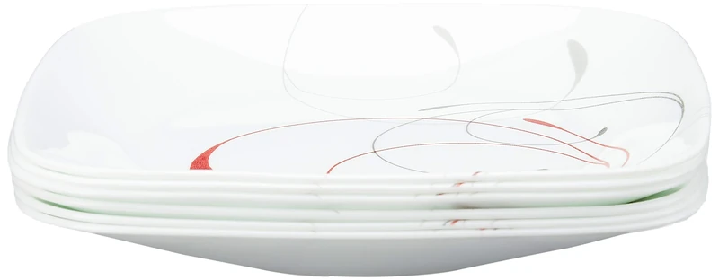 Corelle Square Splendor 8.75-Inch Plate Set (6-Piece) White 1107747