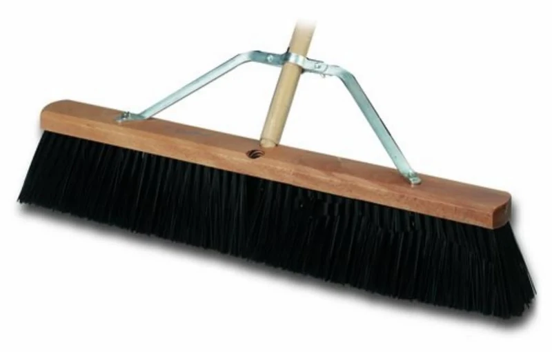 Bon 12-301 Concrete Broom - Heavy Duty 36-inch - 5 Foot Wood Handle