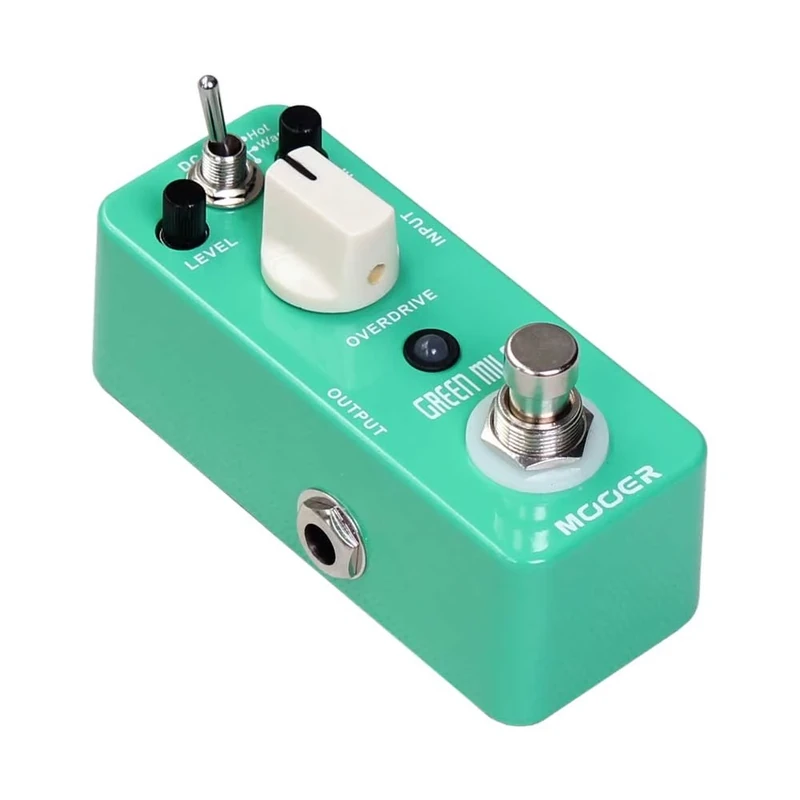Mooer Green Mile, overdrive micro pedal, Sea Foam Green