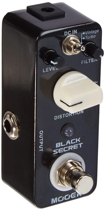 MOOER Black Secret, distortion micro pedal
