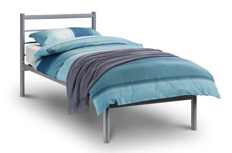 Julian Bowen Alpen Bed - Aluminium Metal Beds