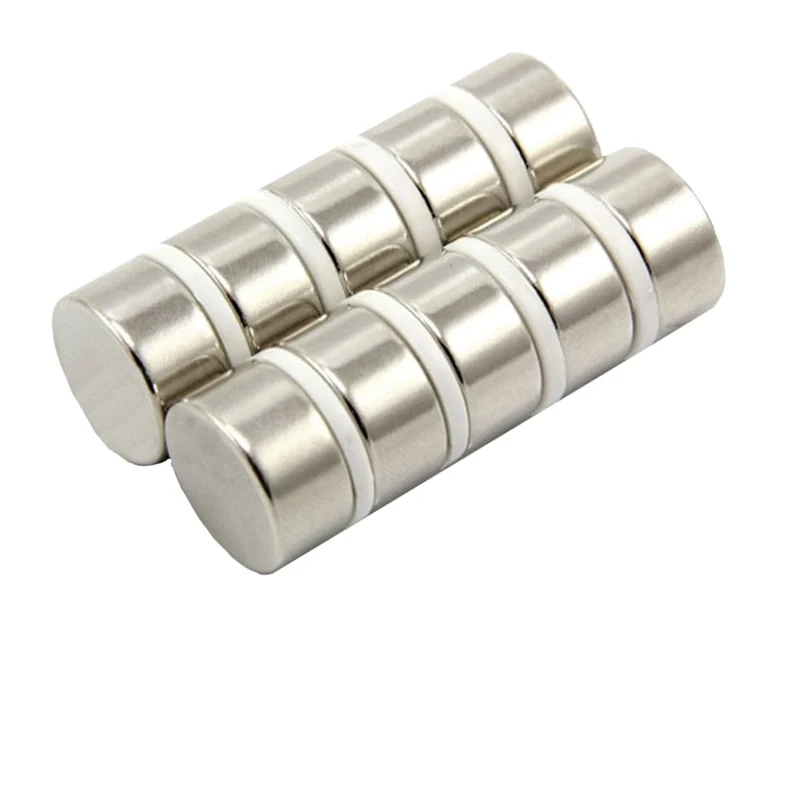 N42 Neodymium Magnet for Arts, Crafts, Model Making, DIY, Hobbies, Office, and Home - 20mm dia x 10mm thick - 12.1kg Pull - Pack of 10