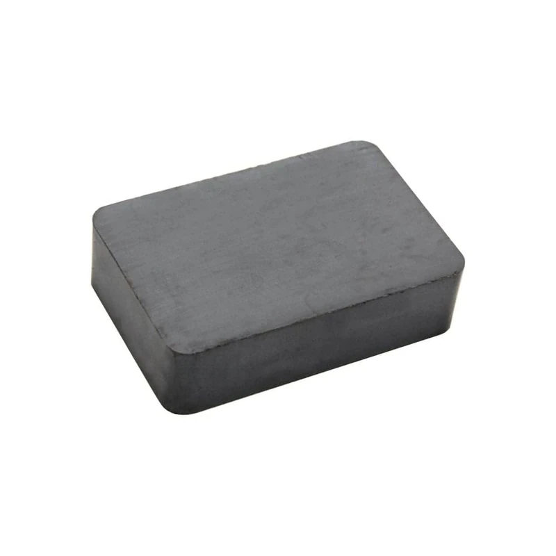 Y30BH Ferrite Magnet for Arts, Crafts, Model Making, DIY, Hobbies, Office, and Home - 75mm x 50mm x 20mm thick - 5kg Pull - Pack of 10