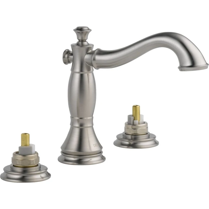Delta 3597LF-SSMPU-LHP Cassidy Bathroom Faucet, Stainless, 2.75 x 11.50 x 16.38 inches
