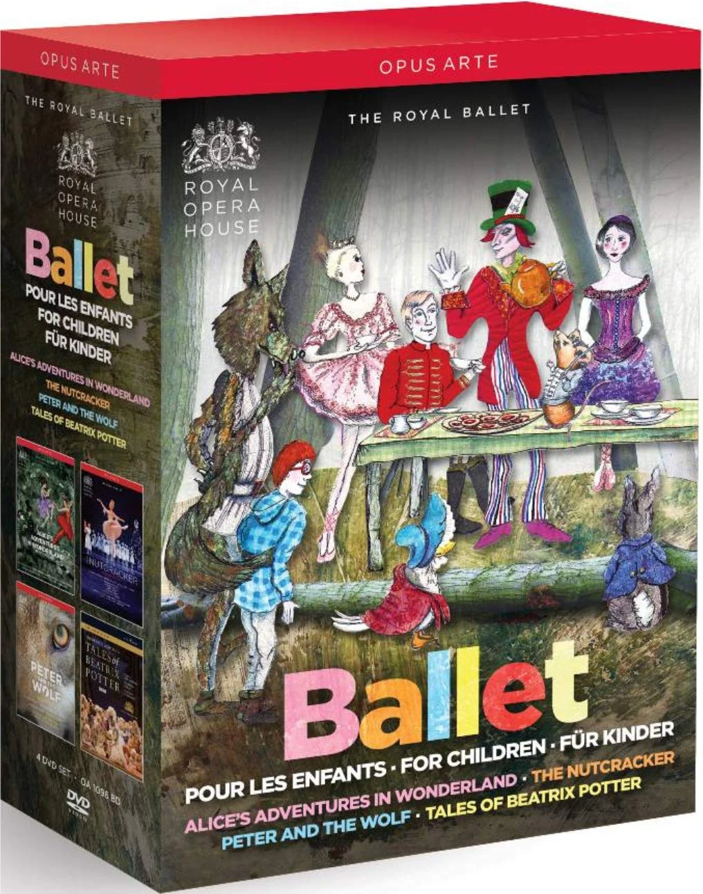 Ballet for Children - Beatrix Potter: Peter Rabbit; Tchaikovsky: The Nutcracker; Prokofiev: Peter and the Wolf; Adventures of Alice in Wonderland / The Royal Ballet [DVD] [2012] [NTSC]