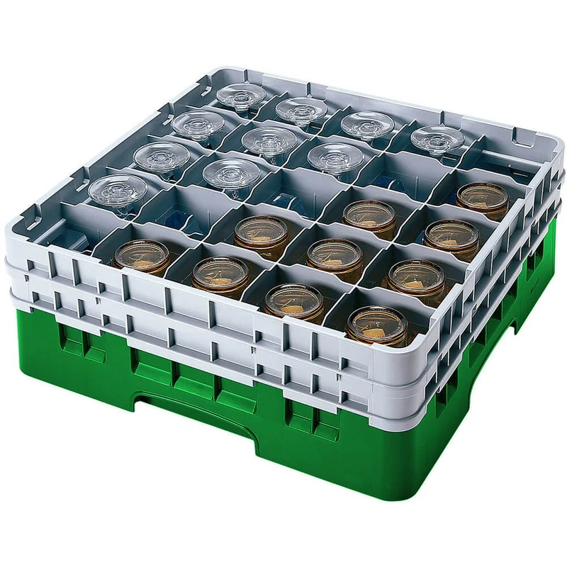 Cambro Baskets, Polypropylene, Bottle Green, 9.84cm x 9.2cm